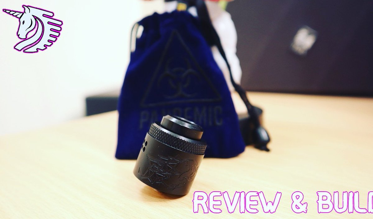 <a href="/UnicornVapes/">UnicornVapes</a> brought the Pandemic rda build for clouds with crisp flavour? Watch the review here:youtu.be/J-Cvm88_oHE
 <a href="/SRVapes/">SR-Vapes</a> <a href="/Ukvapers_/">Ukvapers</a>