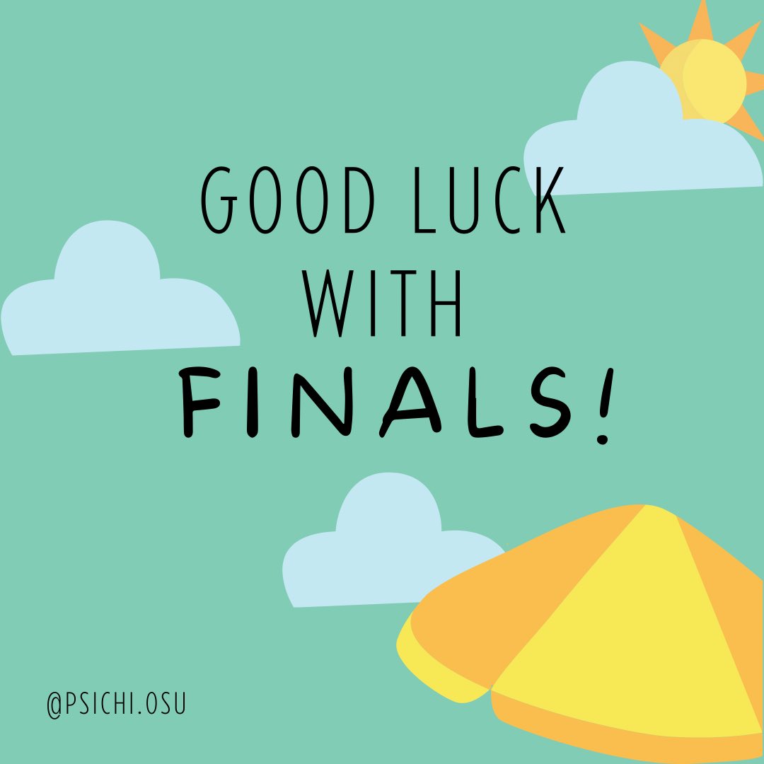 Good luck with finals everyone, see you next year! 👋

Last post by your social media voice, Karree Lee also! But we have an amazing team who will be sure to do great things that you should be excited for!! 😄😄