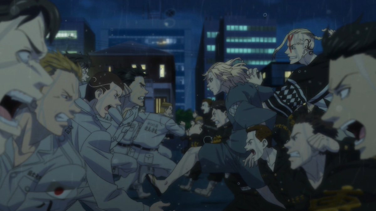 アニメマンガ名探偵すやまたくじ 東京リベンジャーズ 9話 トーマン Vs メビウス 全面戦争だよ 全員集合ー 内部抗争が回避できたと見せかけての新たな抗争 そして ぺーやんとマイキーが和解できたと見せかけてのドラケン強襲 タケミチ以上に仕掛ける相手