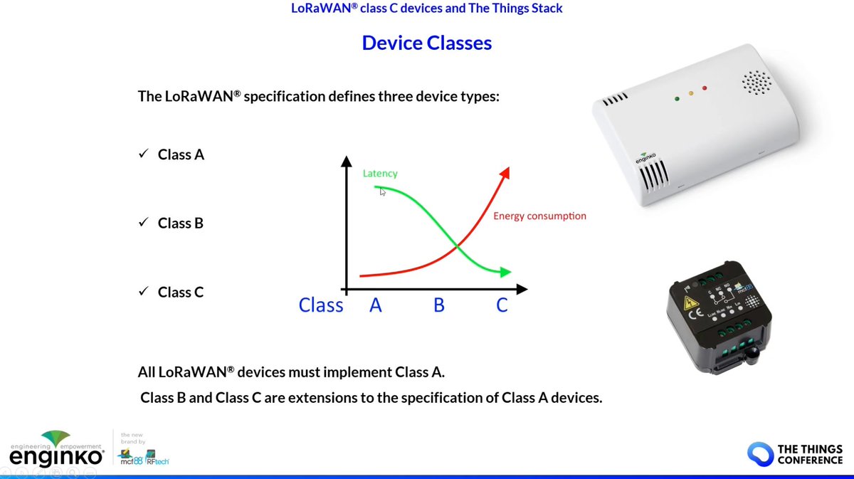 Learn how to get started with class C #devices on the next-generation #LoRaWAN network server, #TheThingsStack. Watch Franco Zampicinini's session, Senior #Hardware Design Engineer at <a href="/Enginko_com/">Enginko.com</a>, from #TheThingsConference - The Things Stack Edition: ow.ly/LG2850F4t6t