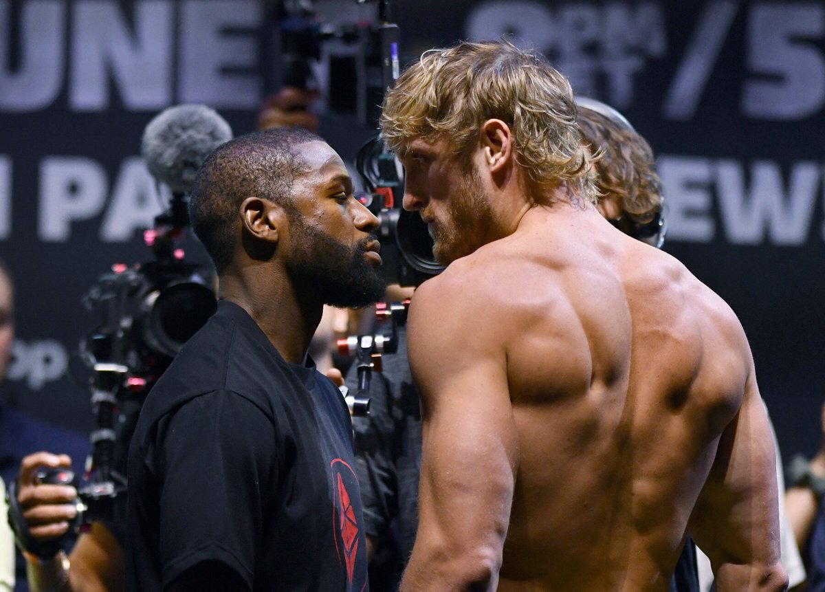 WORLD Logan Paul v Floyd Mayweather ends in boos as each fighter makes millions