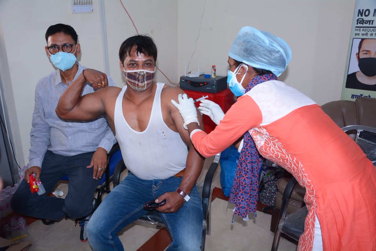 JOA00860488's tweet photo. We extend our sincere thanks to Hon. CM Jharkhand and District Administration Ranchi for vaccinating our 130 National and International athletes of Ranchi. We request our dynamic CM Sir to start this at every District of Jharkhand.
@JharkhandCMO 
@DC_Ranchi 
@DDC_Ranchi https://t.co/4iX6nKEdPV