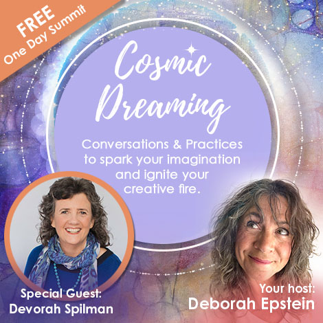 DevorahSpilman's tweet photo. Are you stuck in the myth of the starving artist? Do you back burner your creative dreams? 

Join me for a FREE event called Cosmic Dreaming: Conversations &amp; Practices To Spark Your Imagination And Ignite Your Creative Fire.

https://t.co/AQPAUP9xVg https://t.co/c5613yviSj