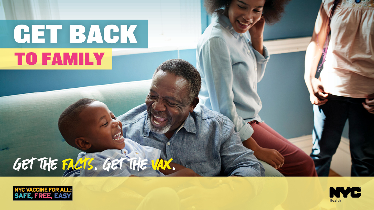 Once you are fully #vaccinated, you can do most activities without wearing a face covering or physical distancing. Get vaccinated today so you can get back to the things you have missed and the people you love. Learn more and find a location near you: on.nyc.gov/covidvaccine