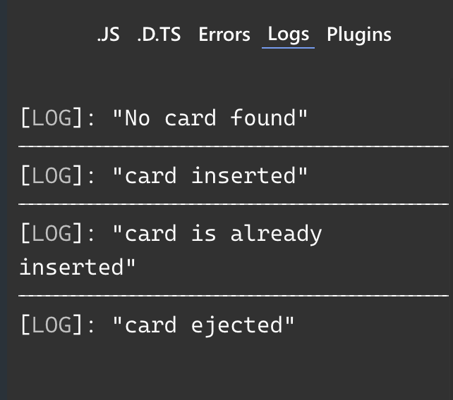 akubuzz's tweet photo. https://t.co/8RSYUNPnPS
Implementing ATM machine states using state design pattern.
@JavaScriptDaily @TypeScriptDaily #javascript #TypeScript @JavaScript @typescript #100daysOfCode
#100daysofcodechallenge #codewithakubuzz #CodingChallenge #Developers #Coding #designpatterns https://t.co/nj3XmA8ds1