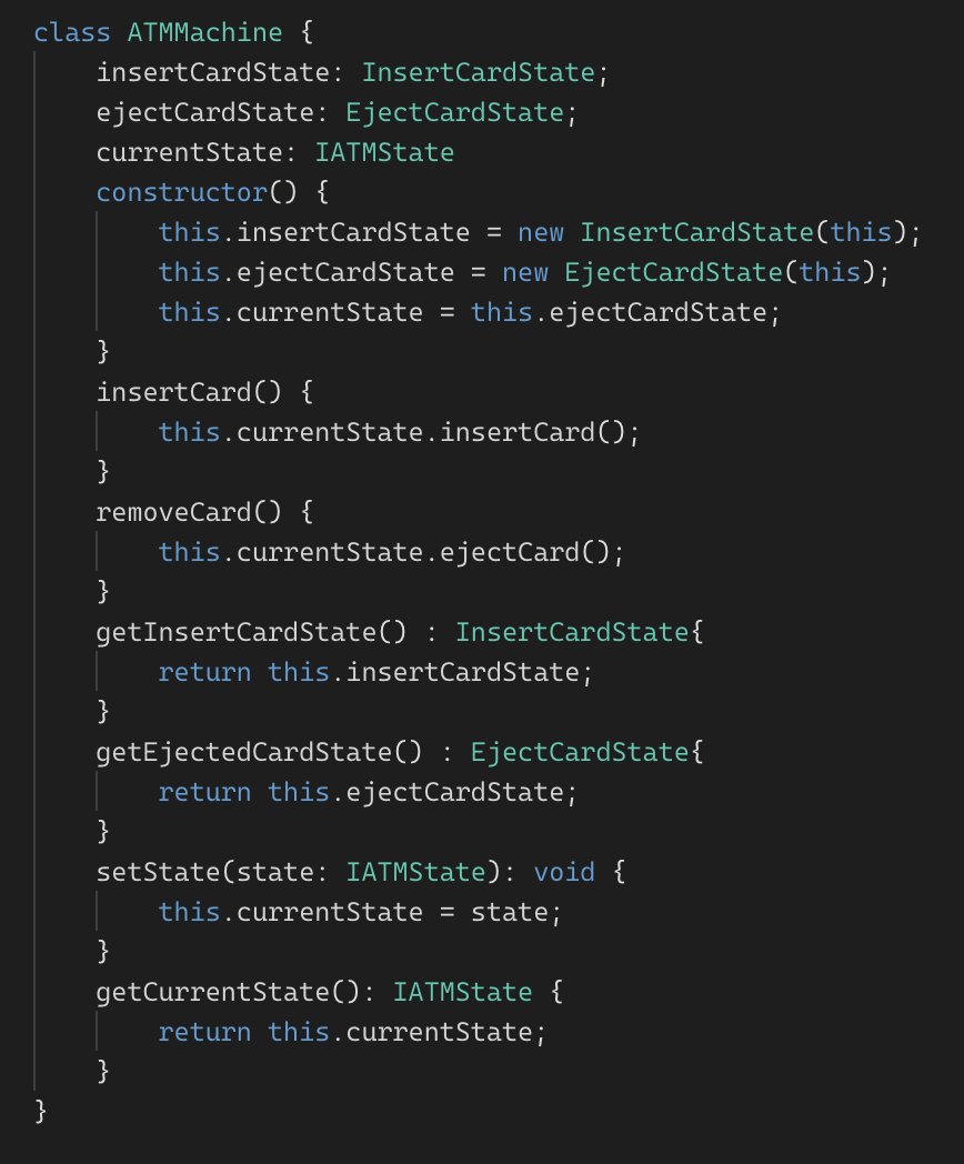 akubuzz's tweet photo. https://t.co/8RSYUNPnPS
Implementing ATM machine states using state design pattern.
@JavaScriptDaily @TypeScriptDaily #javascript #TypeScript @JavaScript @typescript #100daysOfCode
#100daysofcodechallenge #codewithakubuzz #CodingChallenge #Developers #Coding #designpatterns https://t.co/nj3XmA8ds1