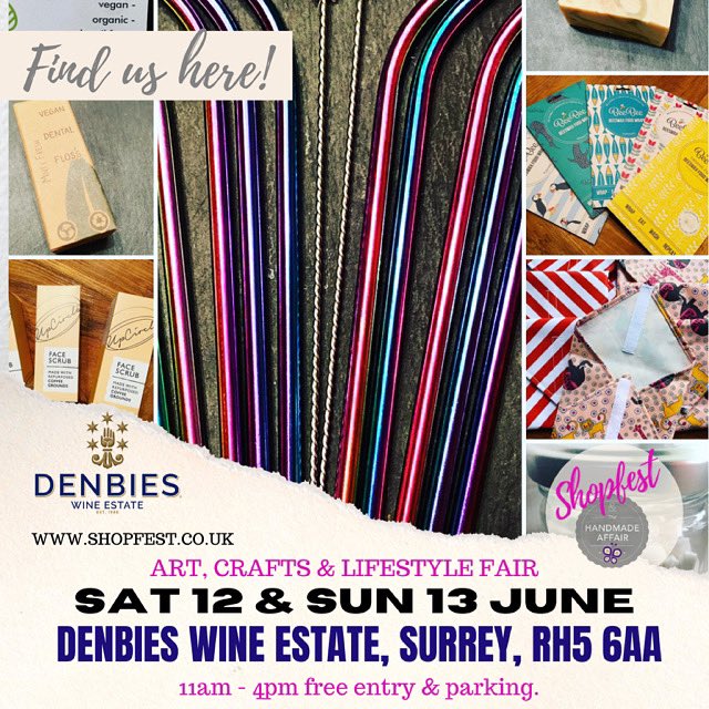 LisasEcoKitchen's tweet photo. Weโre back! Looking forward to our first event in over a year! Find us @shopfestuk @denbies_wine_estate in Dorking this Sunday 13th June. #ecofriendly #sustainability #supportsmallbusiness #makingsmallchanges #plasticfree #reducereuserecycle #makeadifference #lisasecokitchen ๐ https://t.co/LI4g4O1NG5