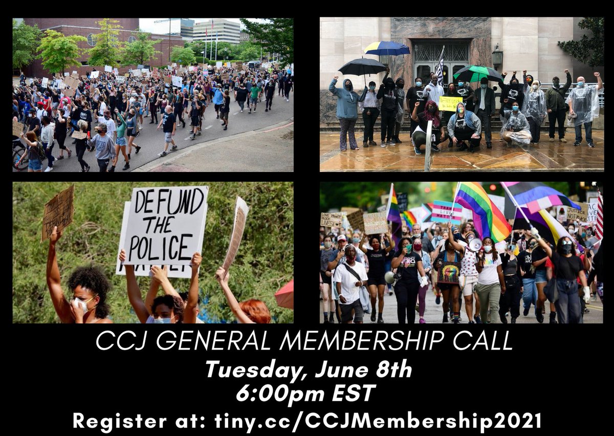 CCJStreetTeam's tweet photo. CCJ has been Educating, Agitating, and Organizing to dismantle White Supremacy and State Violence for over 35 years

Join us to discuss what’s happening on the ground in Chattanooga and what steps we can take towards police abolition and Black Liberation
https://t.co/PvR9Gbw5XW https://t.co/jRo9B95rK0