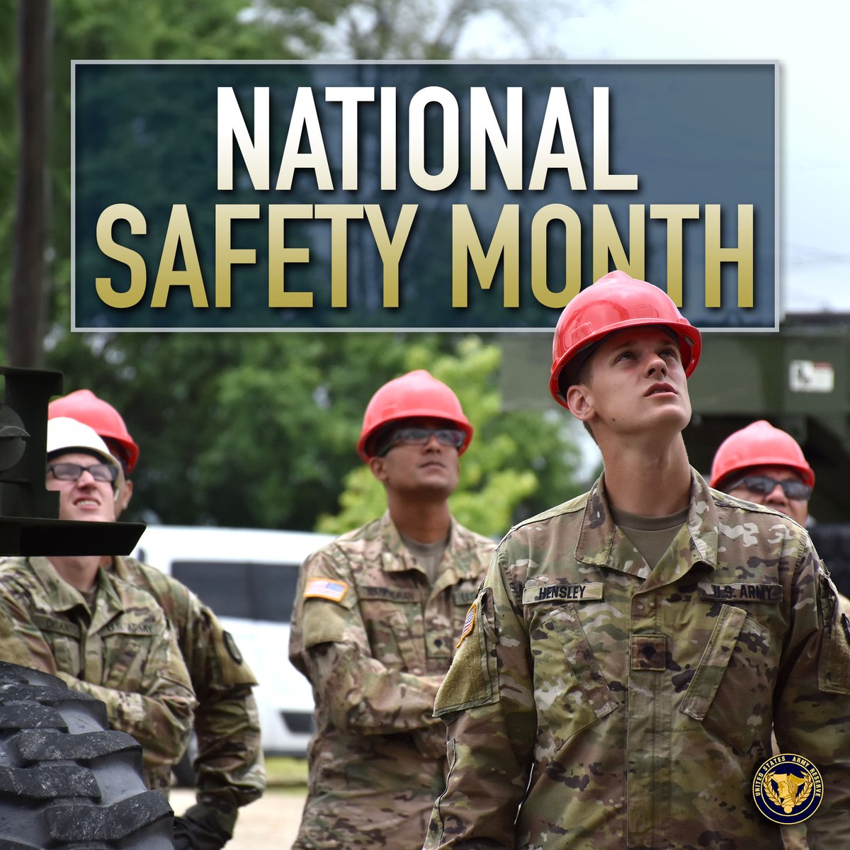 USArmyReserve's tweet photo. Safety starts with you! 

#DYK June is #NationalSafetyMonth? 

Learn more: https://t.co/tGxrGZTucT https://t.co/xTt39fUgRo