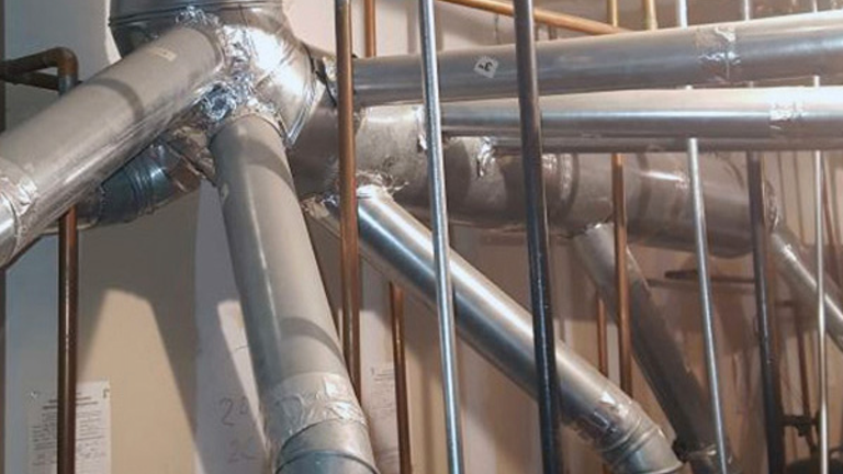 Check out this HVAC fail - learn how to do HVAC work the right way with #WakeTech's #WakeWorks #apprenticeship. Learn more here: waketech.edu/programs-cours…
