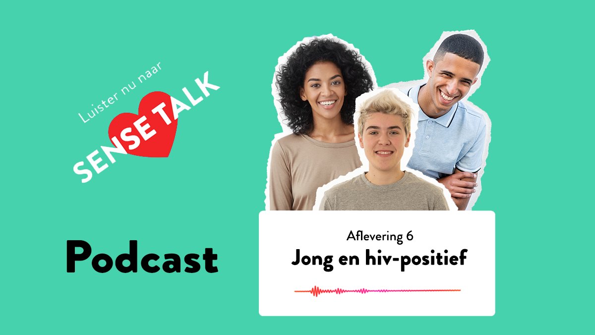 SenseInfo's tweet image. De 6de aflevering van onze #podcast Sense Talk is online! In deze aflevering praten 2 jongeren over hoe het is om jong en hiv-positief te zijn.  Ga naar bit.ly/podcast-sense-… om te luisteren én wijs jongeren op deze podcast! Dank je wel!
