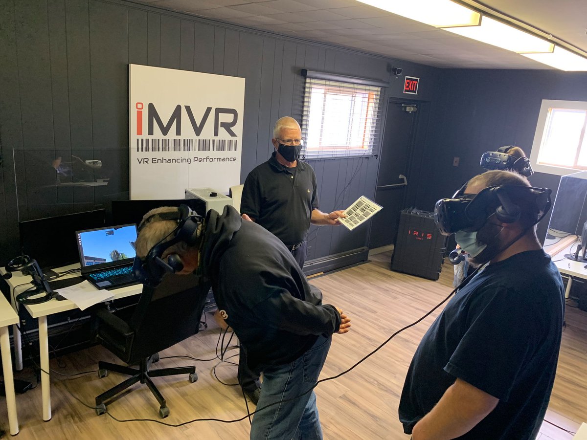 iMVRCanada's tweet photo. Great response to our Virtual Reality training centre! Professional drivers are here to practice their skills in a fun, safe and immersive learning environment. Book your no charge demo session today.
https://t.co/kEnQQPgZRi
#vrtraining #imvr #imvrtrainingcentre https://t.co/3jZH8GVmCv