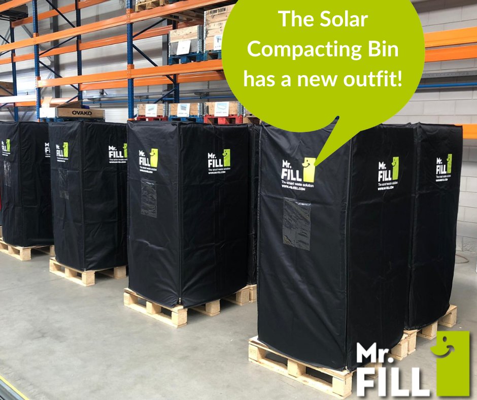 Specially designed bags have been manufactured to deliver the solar compacting bins even better to our customers all over the world. Mr. Fill is committed to a cleaner world by reducing the use of plastic!

#smartcity #smartwastesolutions #smartwaste #smartdata #data #wastenomore