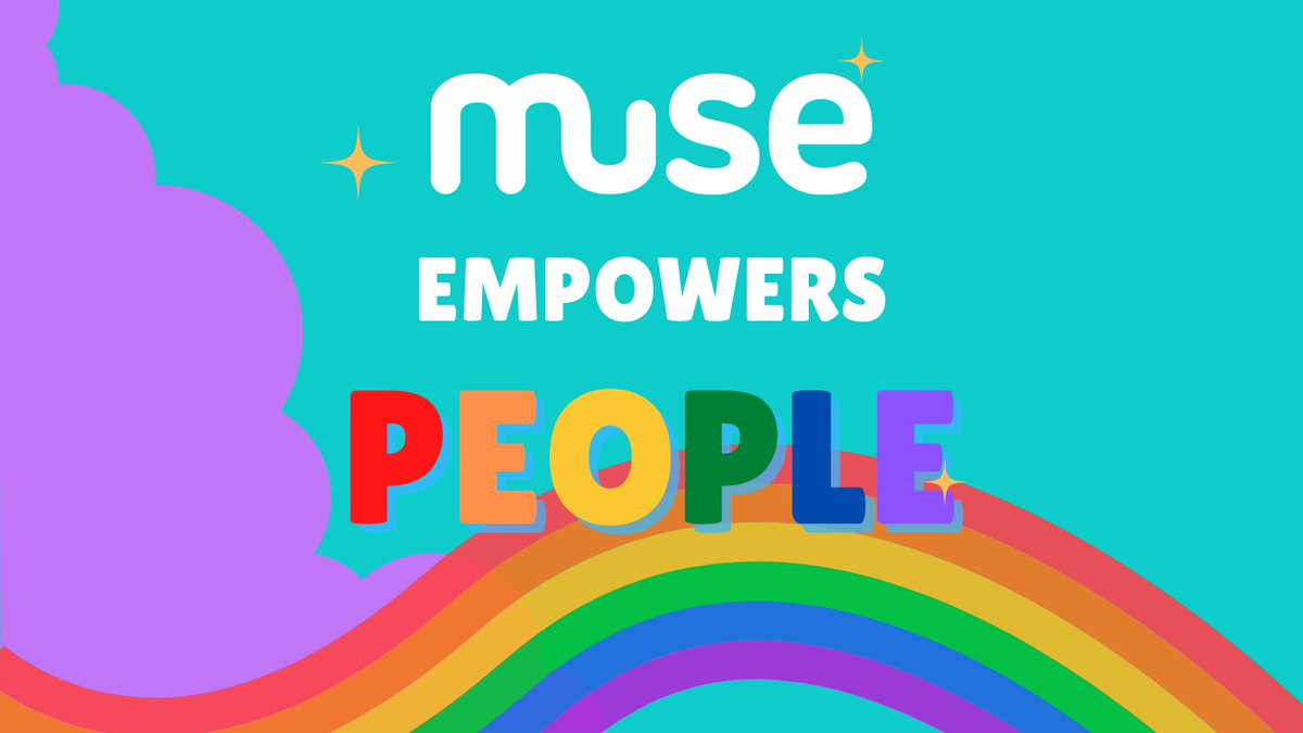 Muse empowers people.

This month, we're not jumping on the bandwagon &amp; changing our logo to rainbow colours. Rather we've handed the mic 🎤 to Muse's own, Damien Clarke who shares a bit more on his authentic self. 

getmymuse.com/themusevoice/s…

#Pride #PrideMonth2021 #Pride2021