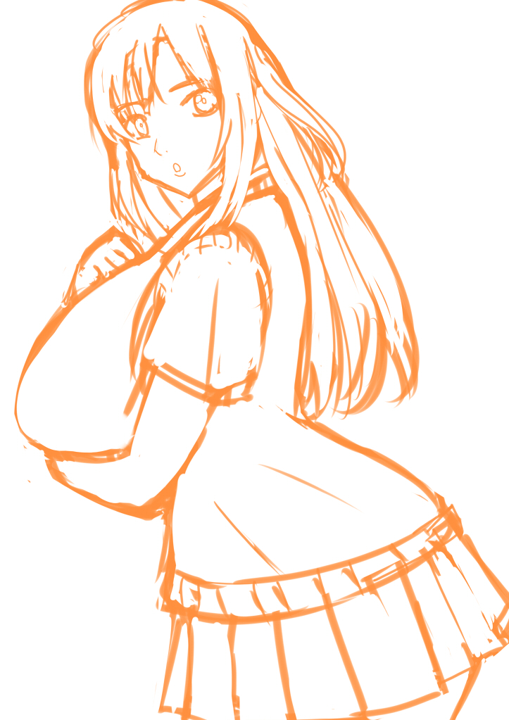 ええっ!夕飯に沢山カレーを食べて血糖値バーストを起こしてめちゃくちゃ眠くなってる今から真詩の絵を? 