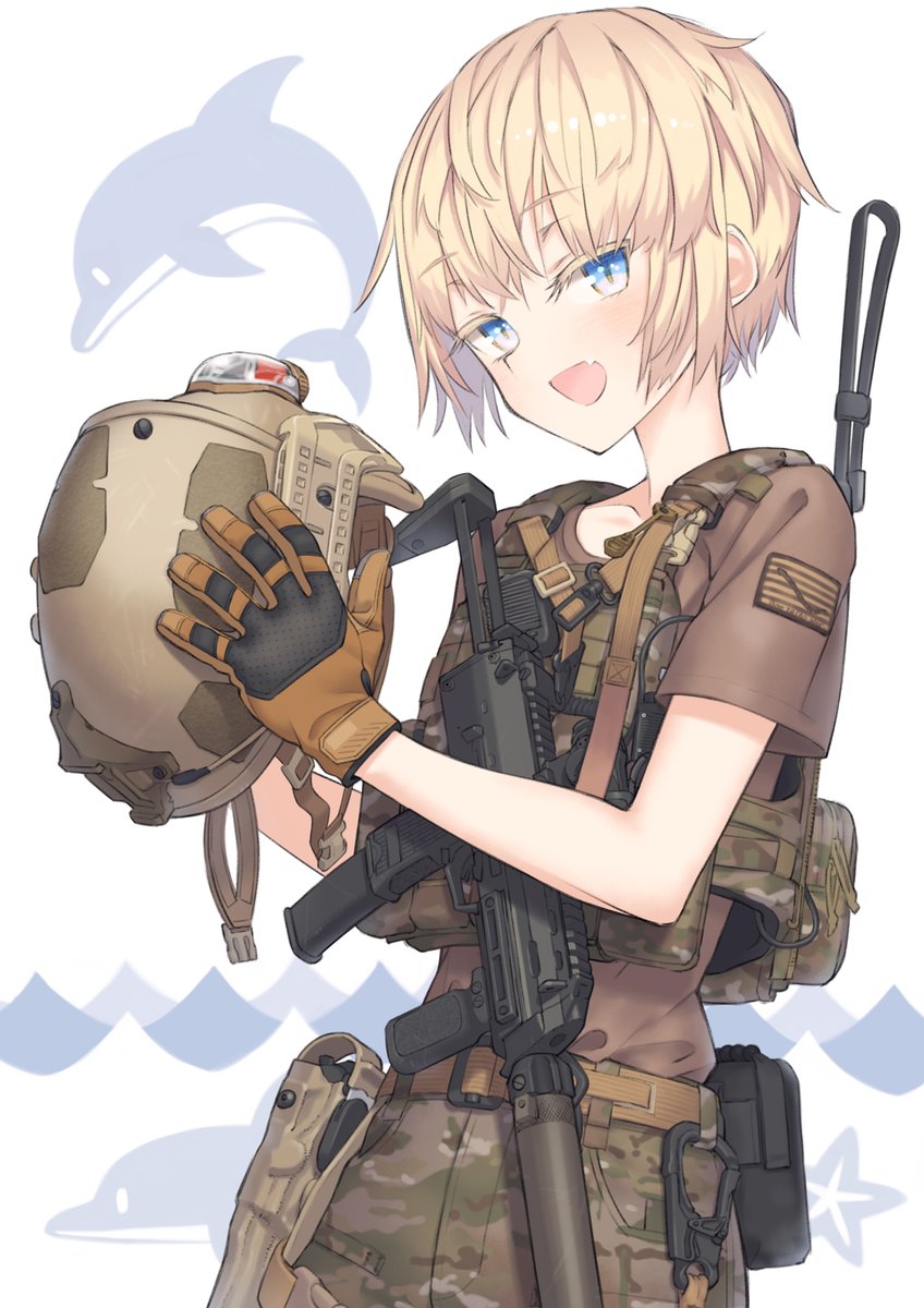 「金髪ショートの海兵ちゃん、できました。 」|Samaru_ASGLのイラスト