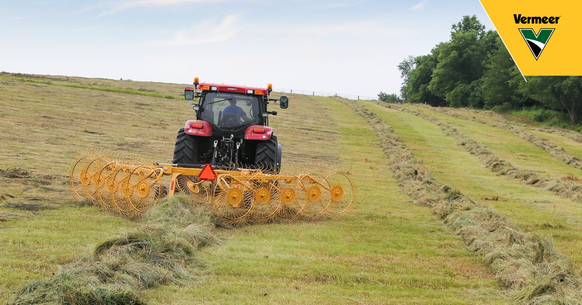 Which hay rake is right for your operation: a wheel rake, bar rake or rotary rake?🤔 Answer: It depends on your answers to our five questions: bit.ly/3clXy2O