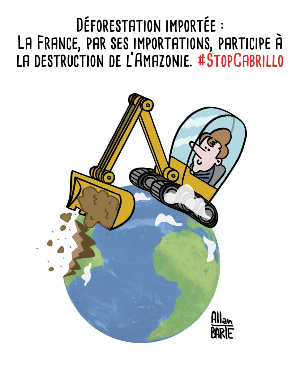 AllanBARTE's tweet image. Avec l'opération #StopCabrillo, @greenpeacefr pointe du doigt la déforestation importée.

▶️ Source : greenpeace.fr/mordue-de-vian…

⚠ DERNIERE SEMAINE 🥶 pour précommander mon dernier livre !!!
▶️ fr.ulule.com/macronie4/ 📖📚 😘