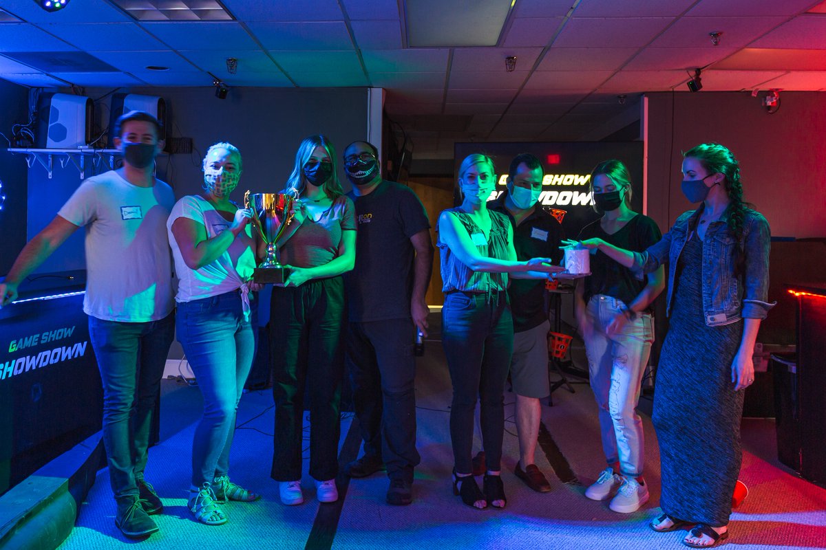 TabletopMediaGp's tweet photo. Our #TabletopTeam had a total blast checking out Game On Escapes & More'ย brand new Game Show Showdown! ๐ฅ๐น
Experience your favorite game shows in one evening with Game On as your hosts. It's exhilarating and you'll share several laughs! Book your gam... https://t.co/sJrikaoQrq https://t.co/uCUVuYoAgF