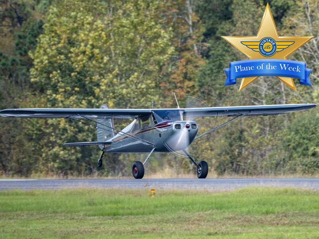 Our Plane of the Week is this 1946 Cessna 140 owned by by William Colborn. Congratulations!