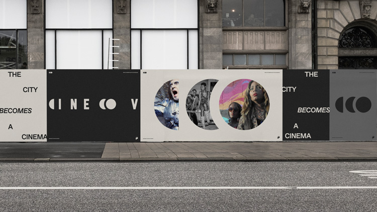 Design_Week's tweet photo. Wieden+Kennedy's branding for Coventry film festival CineCov is inspired by the city's brutalist architecture https://t.co/VMszElql6r https://t.co/pl98roHxOz