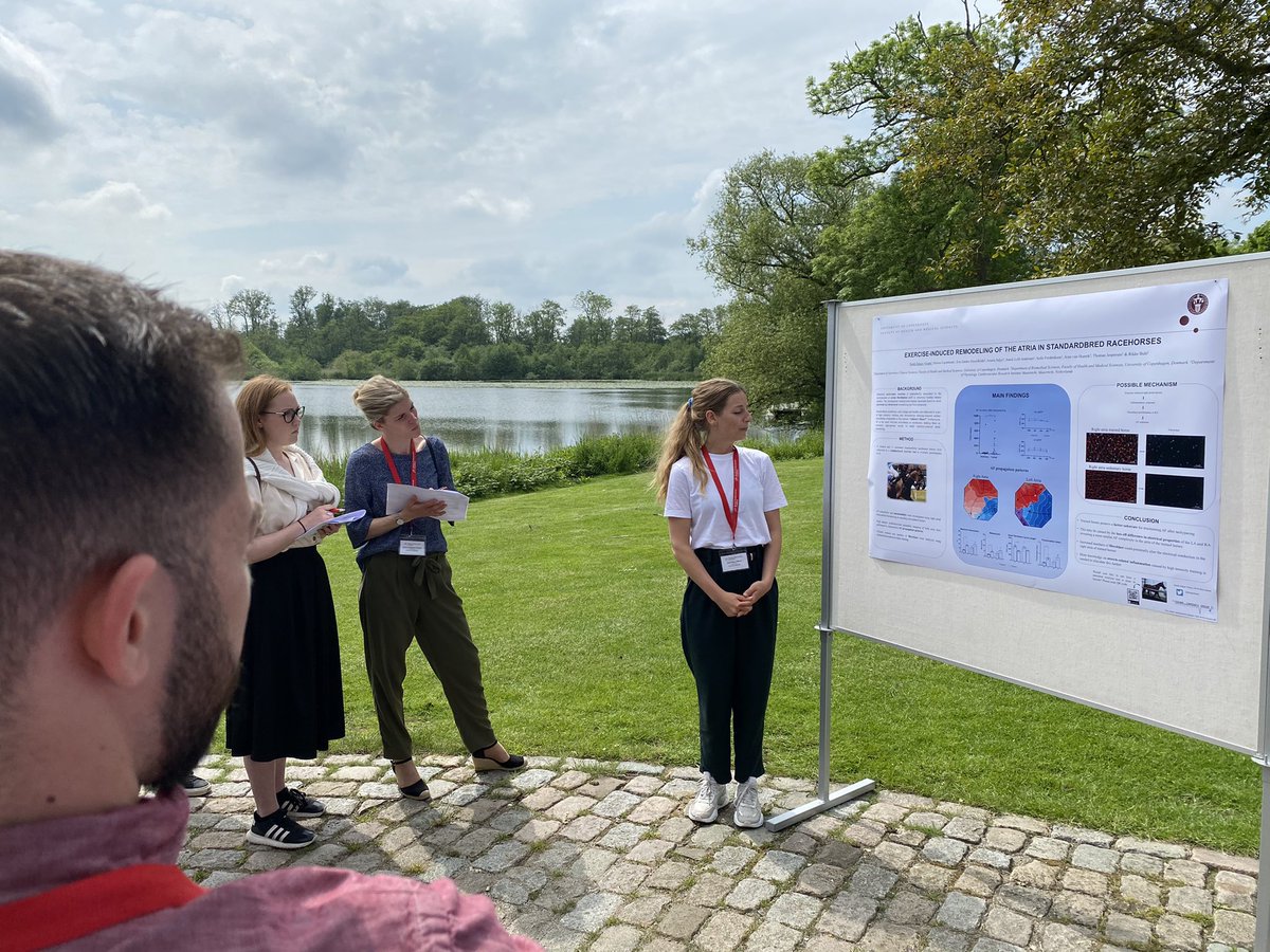 Arnela Saljic (@arnelasaljic) on Twitter photo Probably the most beautiful poster session location I have ever witnessed! Here <a href="/DalgasSarah/">Sarah Dalgas Nissen</a> presenting her work and search for the AF substrate in the athlete’s heart 🐎🫀
<a href="/DCAcademyDK/">Danish Cardiovascular Academy</a> #summerDCAcademy @ThomasJesperse6 <a href="/Dominik_Linz/">Dominik Linz</a> <a href="/aalkjaer/">Christian Aalkjaer</a> Probably the most beautiful poster session location I have ever witnessed! Here <a href="/DalgasSarah/">Sarah Dalgas Nissen</a> presenting her work and search for the AF substrate in the athlete’s heart 🐎🫀
<a href="/DCAcademyDK/">Danish Cardiovascular Academy</a> #summerDCAcademy @ThomasJesperse6 <a href="/Dominik_Linz/">Dominik Linz</a> <a href="/aalkjaer/">Christian Aalkjaer</a>