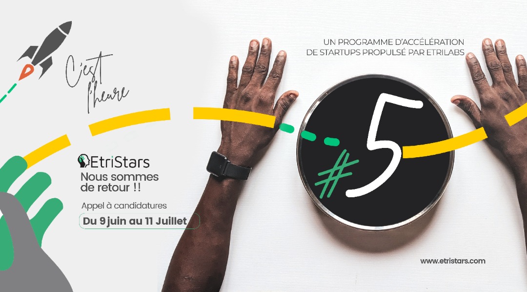 Après quelques mois d’absence, nous sommes très heureux de vous annoncer la reprise du programme d’accélération <a href="/etristars/">EtriStars</a>. 
RDV le mercredi 9 juin 2021, pour l’ouverture de l’appel à candidatures de la Cohorte#5. Nous avons hâte de découvrir les nouvelles pépites!
#team229
