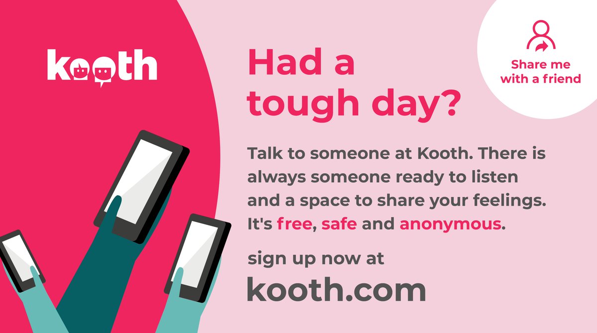 It is #CarersWeek2021 and a great opportunity to highlight the vital contribution carers make. But caring can be tough, so if you need support  Kooth.com is a free online counselling and emotional wellbeing support service for up to 25 years in #Suffolk &amp; #Norfolk.