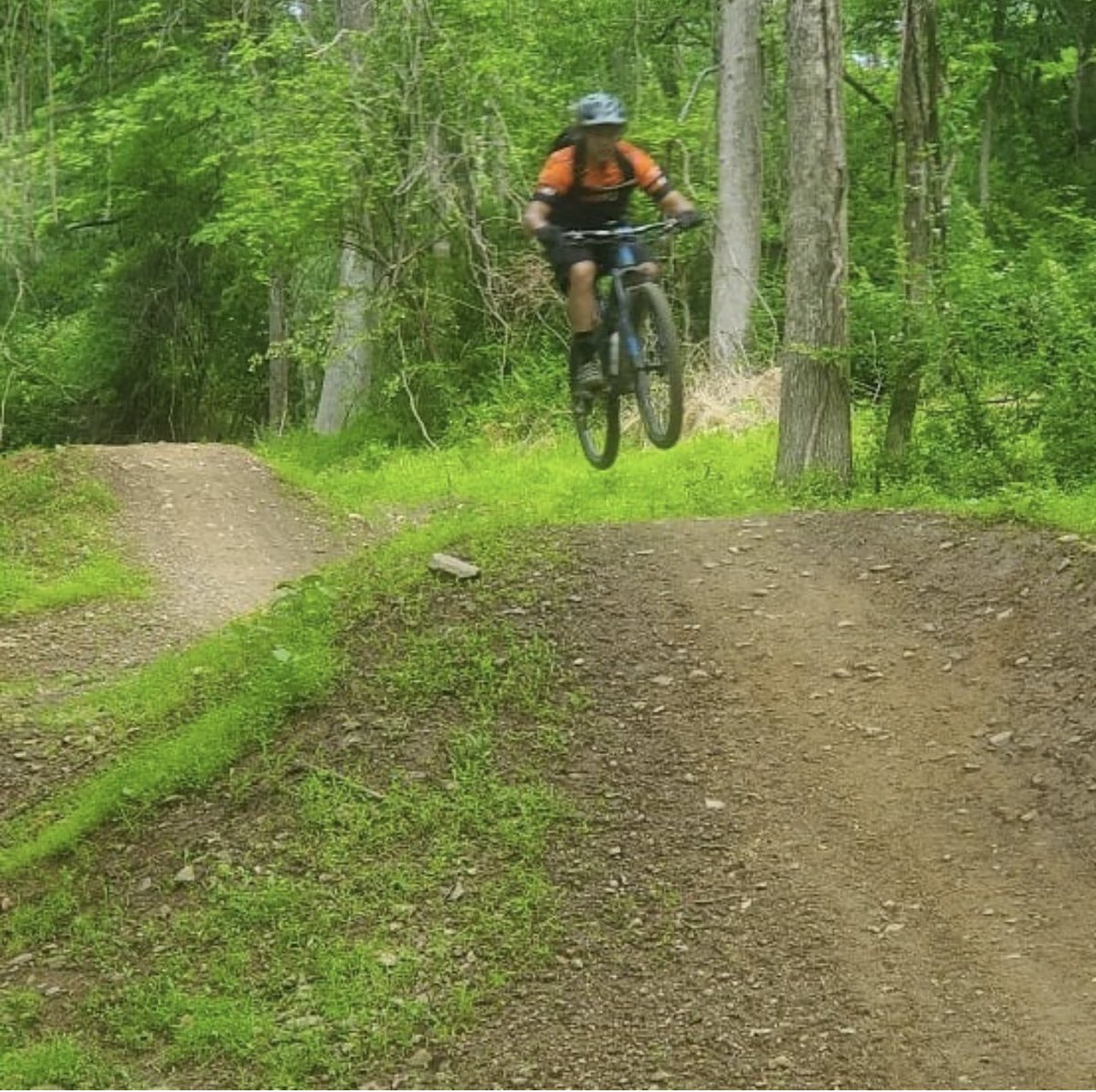 JORBAorg's tweet image. A little air time at the High Bridge flow trails this weekend. If you haven’t gone to check them out yet, go right now!!!