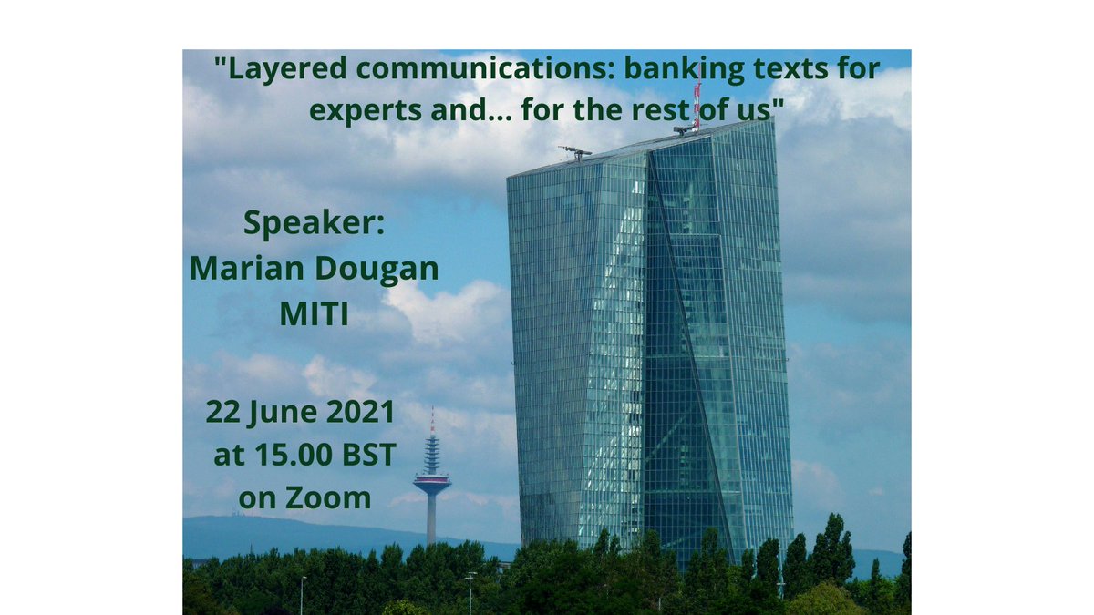 Our network is running a free webinar for translators, members of our network, who work with banking texts. Our speaker, Marian, worked as a translator at the European Central Bank for 4 years and has many years of experience working with financial texts.
#finance #banking #xl8