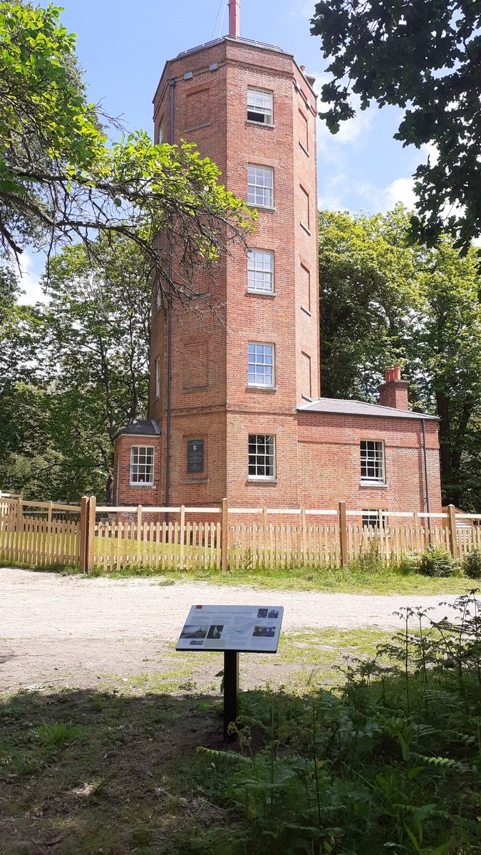 LandmarkHistory's tweet photo. New public info lectern put in place this morning at #SemaphoreTower Chatley Heath this morning. Lovely to meet merry housekeepers Sasha and Michelle too. https://t.co/HOSi7ka4ck