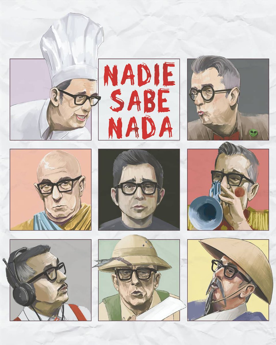 GrizzIlustrator's tweet photo. Nadie Sabe Nada,  los personajes de Buenafuente.
#nadiesabenada @NaideSabeNada 
#Buenafuente 
#Berto https://t.co/huiEzy3OzH