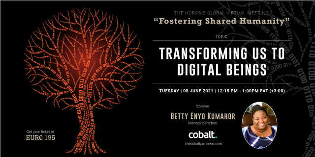 The Cobalt Partners (@cobaltpartners) on Twitter photo Our life changing discussions on the topic "TRANSFORMING US TO DIGITAL BEINGS" still holds Tomorrow 8th June 2021(12:14pm-1:00pm-EAT{+3:00})
it's one you don't want to miss!
Do get your tickets!
follow us <a href="/cobaltpartners/">The Cobalt Partners</a> for more details
bit.ly/34WRIky Our life changing discussions on the topic "TRANSFORMING US TO DIGITAL BEINGS" still holds Tomorrow 8th June 2021(12:14pm-1:00pm-EAT{+3:00})
it's one you don't want to miss!
Do get your tickets!
follow us <a href="/cobaltpartners/">The Cobalt Partners</a> for more details
bit.ly/34WRIky