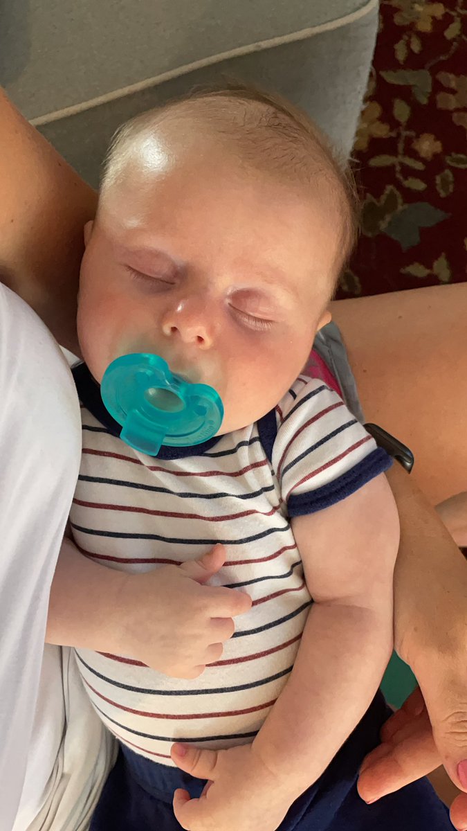 KaylaOKeefe's tweet photo. It’s my last week of maternity leave and I am NOT ok. I’ve been gone for 11 weeks and it has FLOWN by. Soaking up all the snuggles with this little man. https://t.co/vW0rTuOyCM