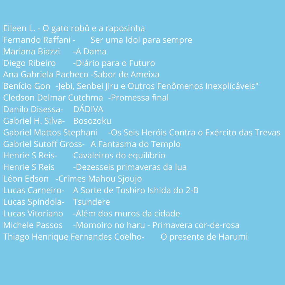 EditoraPsiu's tweet photo. Hey, Psiu!

Já conferiu o resultado dessa antologia? 😱😍

Bora surtar hehe
#editorapsiu #anime #livro https://t.co/C9gu7d0bwx