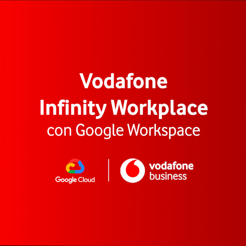 VodafoneEmpresa's tweet photo. 💭 Si alguna vez pensaste en transformar los puestos de trabajo de tu #pyme y digitalizar la forma de trabajar de tus empleados... ¡HA LLEGADO TU MOMENTO!
Descubre cómo conseguirlo con las herramientas de #GoogleWorkspace @GoogleCloud_ES que incluye Vodafone #InfinityWorkplace https://t.co/74CRPUsG6c