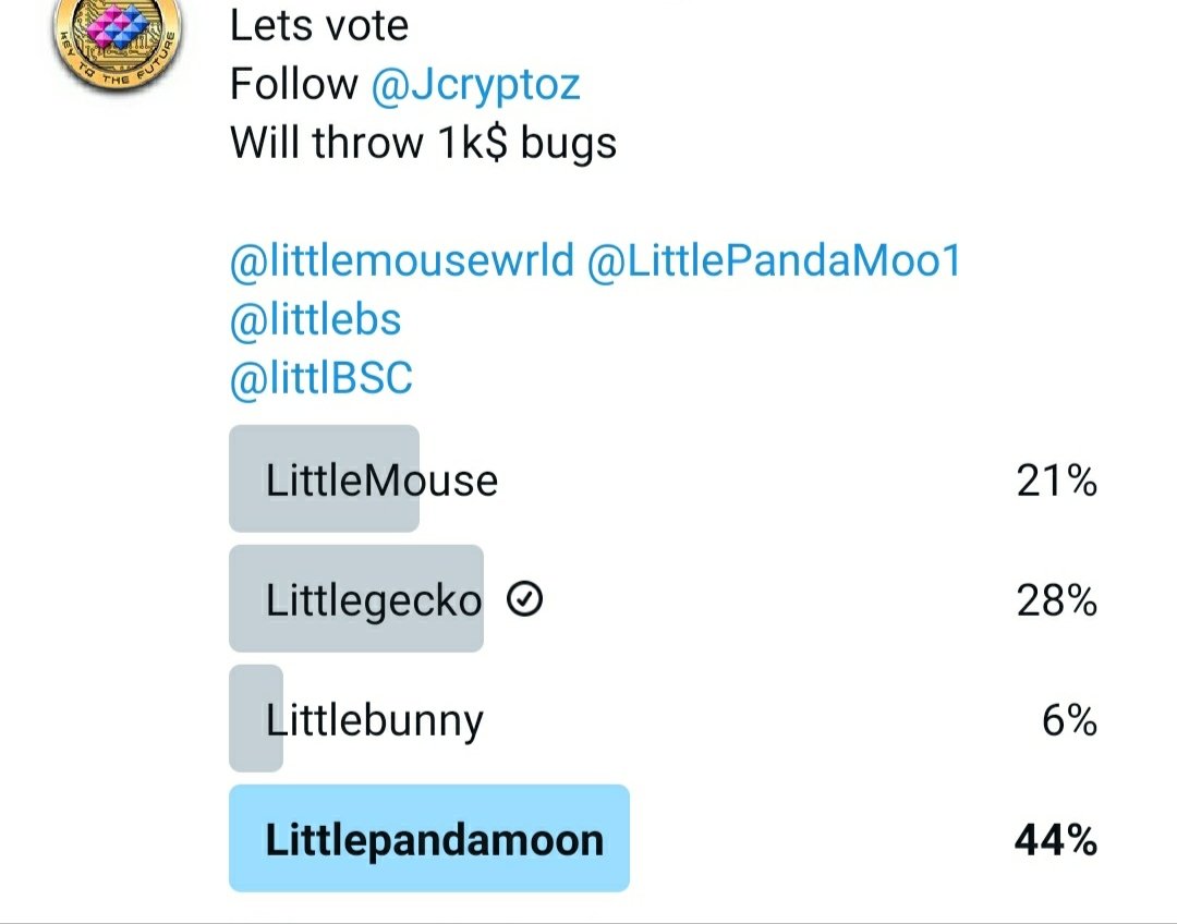 Jcryptoz's tweet photo. Finally we have a winner
Congratulations to littlepandamoon
Here we go
@LittlePandaMoo1 https://t.co/yX49ofn0Dv