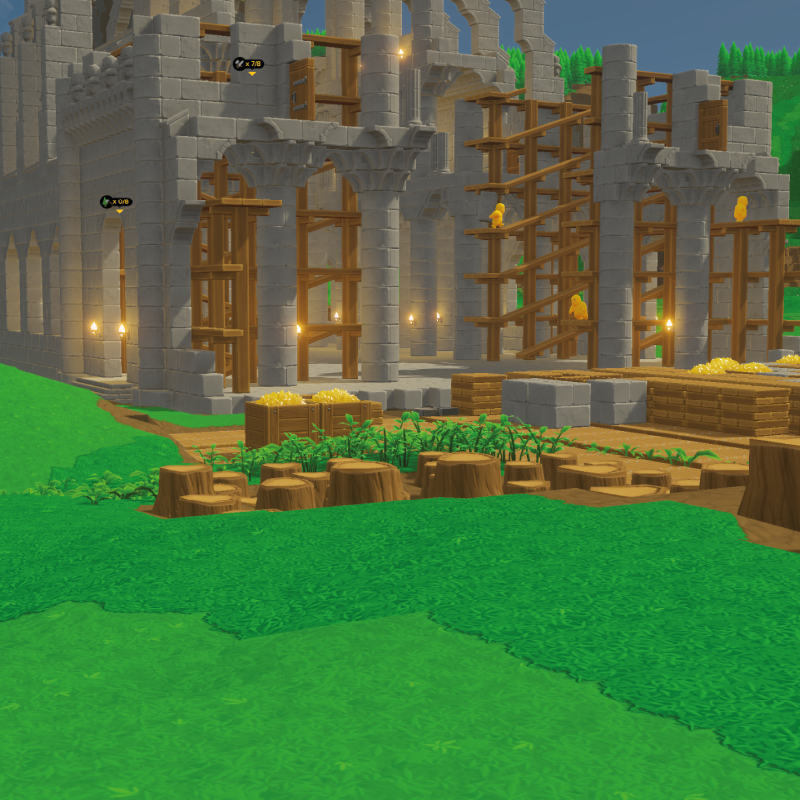 🏗️SITE UPDATE: Moving on! We are now building the transepts that cross the Cathedral length, and give the building this Latin cross shape⛪️ We are almost done the first floor #PNDOCS #Cathedral