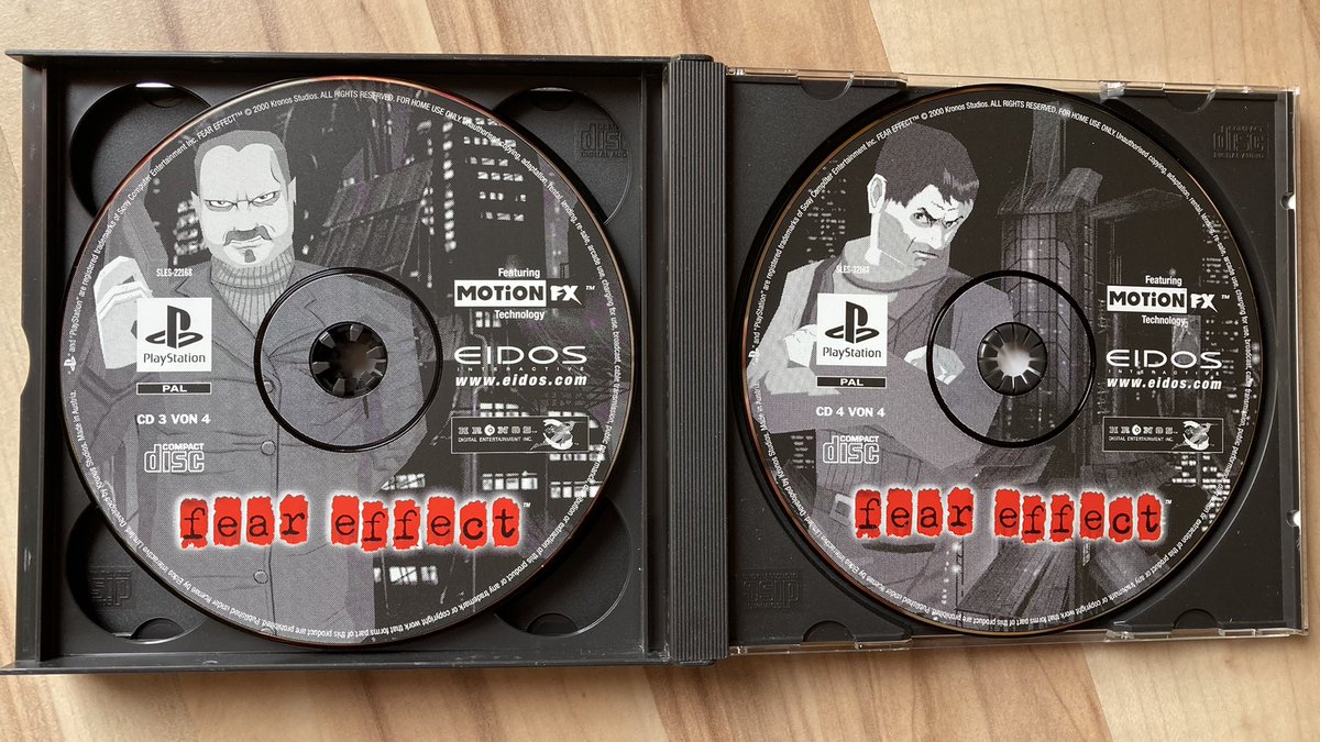 For this #ps1day I show you one of my favorite games for the #PS1
Take a look at this great disc art of #FearEffect
#ShareYourGames #retrogames
