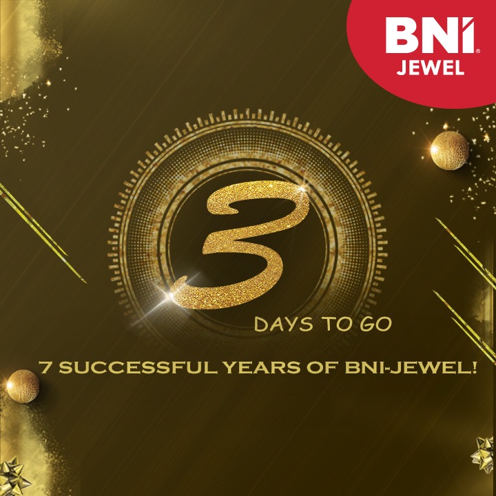 A Heartfelt Thank You to Each and Every Member, As Well As the Member’s Humble.
Support, for Assisting to Build BNI-JEWEL 7-Year Success.
7th Anniversary of BNI is Coming Up in 3 Days...
#bni #bnijewel #business #bnionline #bnijewelanniversary
#businessnetworking