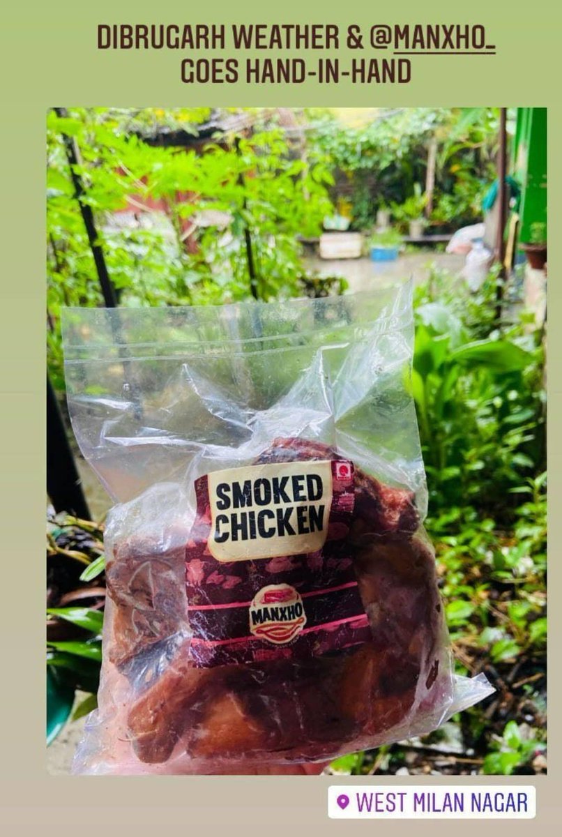 Manxho_'s tweet photo. #Customer_Review ❤️
#Smoked_Chicken 🍗

"When it is all rainy, gloomy and blue,
Sparkle your meals with smoked chicken stew."

#manxho
#dibrugarh https://t.co/XzehnMaUPV
