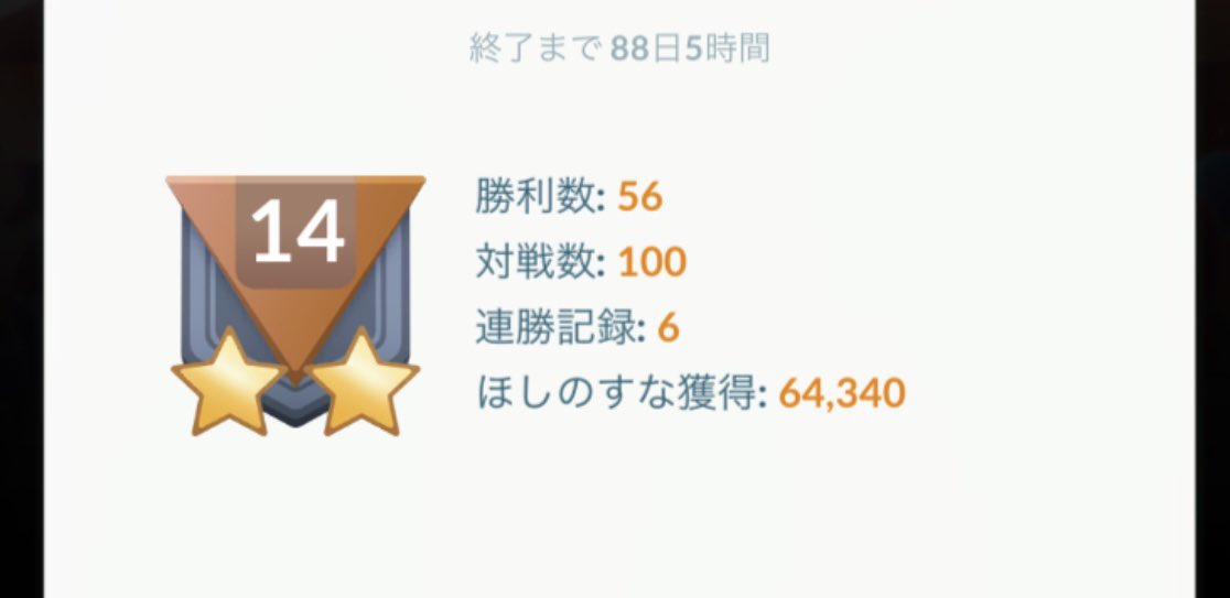 Yポケ ポケモンgo長野 Goバトルリーグ ポケモンgo 100戦終了時の成績 56勝 対戦相手のポケモンランキング マリルリ１位