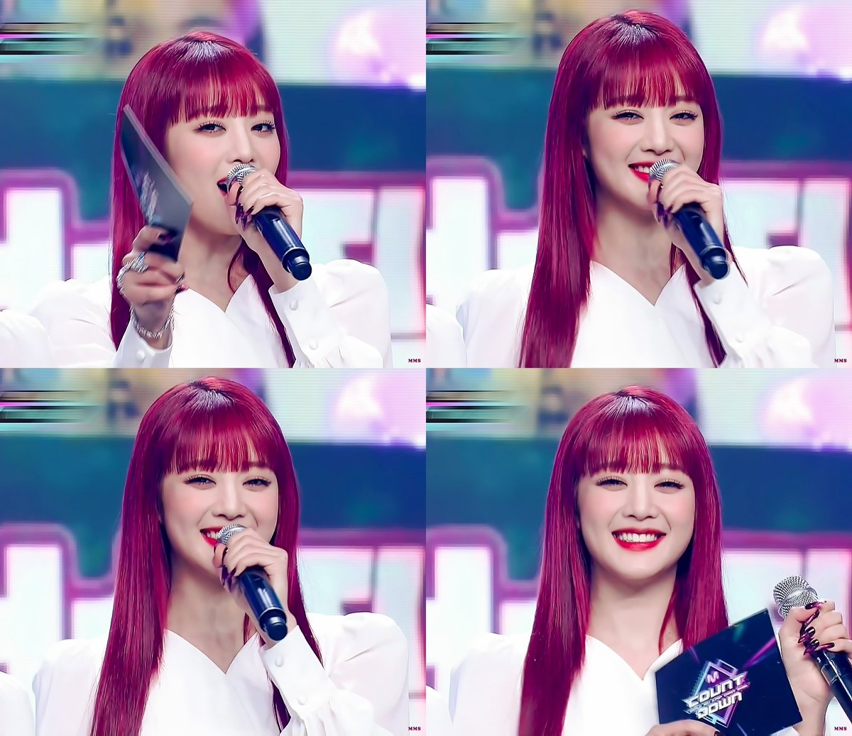 MMS_GIDLE's tweet photo. 210114 엠카운트다운 미니팬미팅
#민니 #MINNIE https://t.co/JoK0GD4xfB