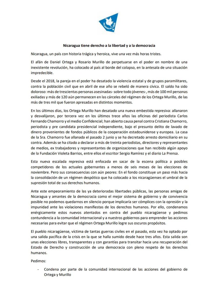 Asociación Nica Libre tweet media