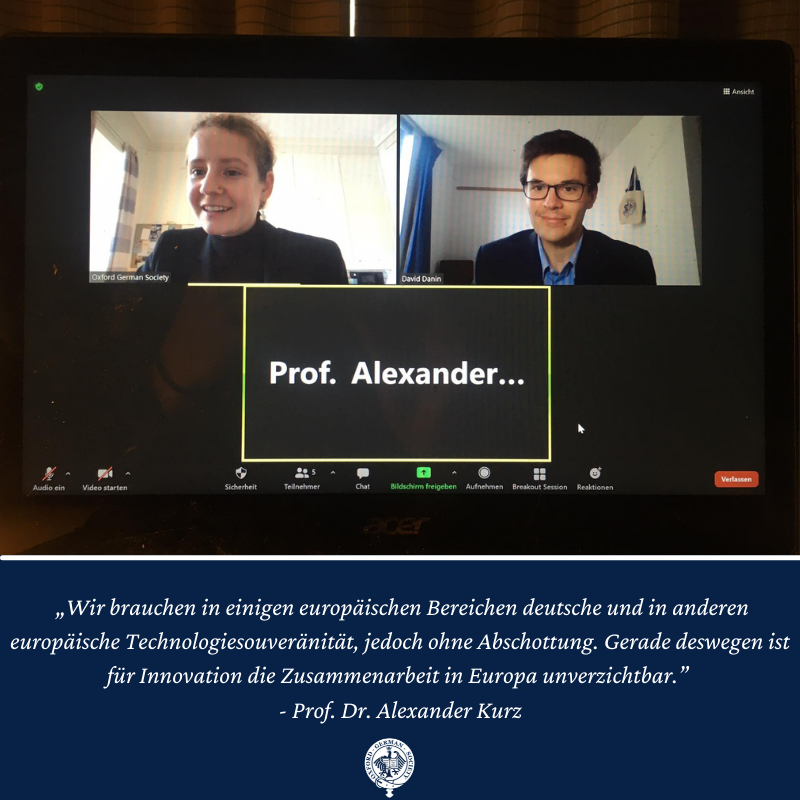 Prof. Dr. Alexander Kurz, Executive Board member at the research organisation Fraunhofer Society, offered us his invaluable insights on the potential for and barriers to #innovation in Germany.