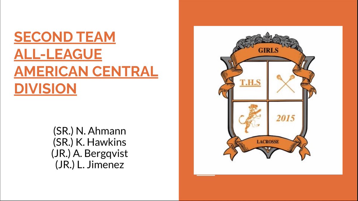TenaflyGLax's tweet photo. Congratulations to the following 2021 N.J.G.I.L.L American Central Division Honorees!

🐾🐯🥍🧡🖤

#ItsAGreatDayToBeATiger

#TigerPride #GoTigers #WeAreTenafly #TenaflyStrong #GirlsLacrosse #NJIGLL #AmericanCentralDivision #TeamTenafly #NJLax https://t.co/cIRLKjTLXs