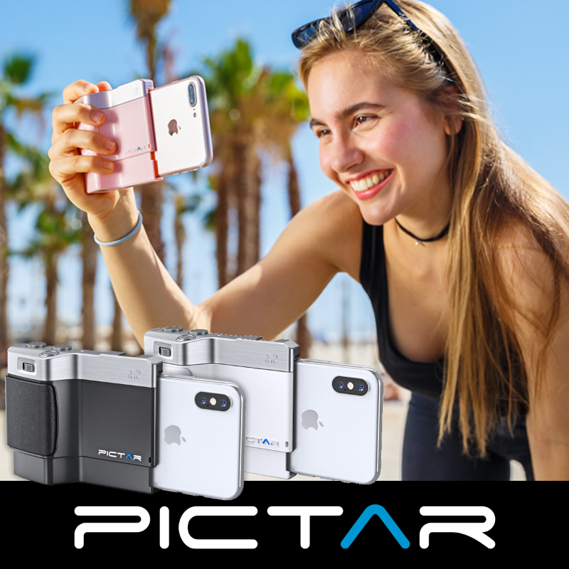 Press__official's tweet photo. ほとんどのiPhoneに接続できるカメラグリップ「PICTAR ONE MARK II」が、1万円を切り、さらにお求めやすく価格改定をしました。こだわりの撮影をお楽しみください。
#PICTAR #ピクター #写真撮影 #カメラグリップ #iPhone