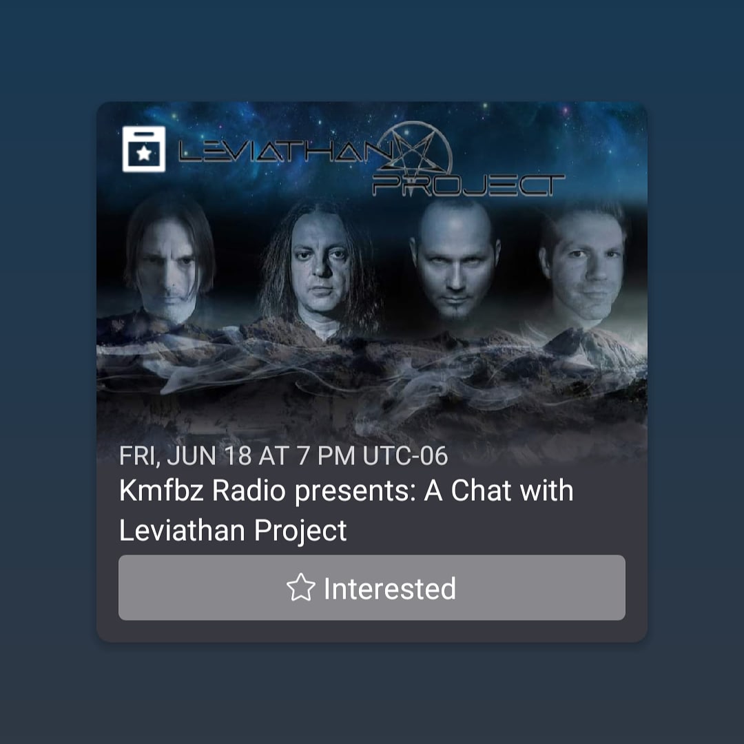 KmfbzRadio's tweet photo. Join me next Friday
#kmfbzradiorocks #hornshighguy #leviathanproject #britnyfox #TimRipperOwens https://t.co/0vzAGKo9Vx