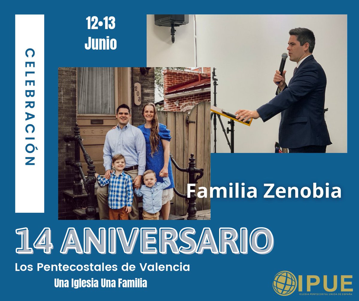 IPUE_Valencia's tweet photo. CELEBRACIÓN | No te pierdas nuestro aniversario este fin de semana. Esperamos ver un mover de Dios en nuestra vida.
Sábado 19:30
Domingo 10:30
Domingo 12:45
Invita a un amigo o más
#IPUE #Valencia https://t.co/BCSRQTNTwq