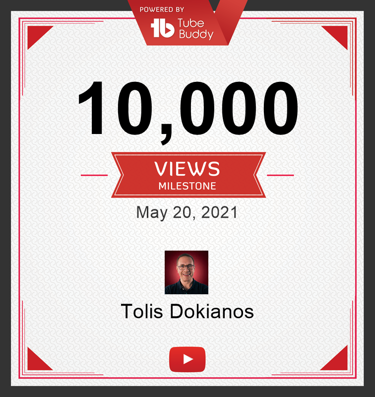 Tolis_at_APEX's tweet photo. [NEW Milestone!] https://t.co/ODAH6nZ7m0 🥳- 10,000 Views on my YouTube channel and I'm on the road to monetisation. Next approaching milestone 350 Subscribers (650 to get to 1000!) New videos going public shortly!

#TubeBuddy #videomarketingforbusiness #Cinamaker https://t.co/9AY4hGYOTp